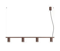 Пендел SOLLUX SL.2725 KARBON BROWN 4 x GU10