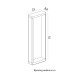 LED градински стълб SU-MA FLS-750 FORM B 9W 4000K IP65