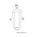 Градински аплик SU-MA K 3012/1/KPO 250 U OP KULE Z KOSZYKIEM 250