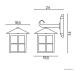 Градински аплик SU-MA K 3012/1/KW BLACK VENEZIA