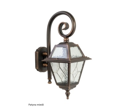 Градински аплик SU-MA K 3012/1/N M ANTIQUE COPPER WITRAZ