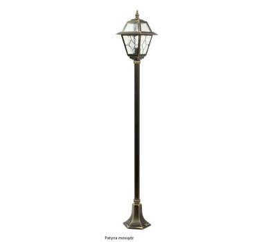 Градински стълб SU-MA K 5002/1/N P ANTIQUE BRASS WITRAZ