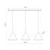 Пендел TK LIGHTING 10060 CONO BLACK 3L