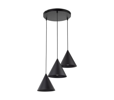 Пендел TK LIGHTING 10067 CONO BLACK 3 S