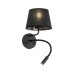 Аплик с ключ и USB TK LIGHTING 10203 MAJA BLACK