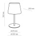 Настолна лампа TK LIGHTING 2935 MAJA WHITE