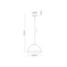 Пендел TK LIGHTING 4332 FARO BROWN