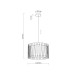 Пендел TK LIGHTING 4557 HARMONY NATURE