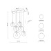 Пендел TK LIGHTING 4819 ESME MIX