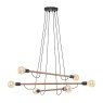 TK LIGHTING 4950 HELIX WOOD