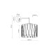 Аплик с ключ TK LIGHTING 5950 HARMONY NATURE