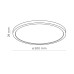 LED панел за външен монтаж TK LIGHTING 6904 AQUA WHITE 45W