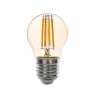 LED крушка Ultralux LFG42725D FILAMENT E27 G45 4W 2500K ДИМИРУЕМА
