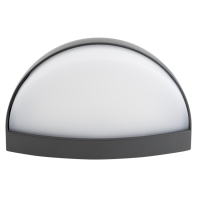 LED фасаден аплик Ultralux FOT740GR ANTHRACITE 7W 4000K IP54