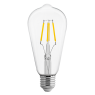 LED крушка Ultralux LFST42742D FILAMENT ST64 E27 4W 4200K ДИМИРУЕМА