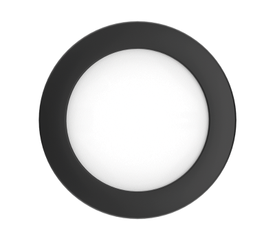 ULTRALUX ML124CCTB LED 4W CCT 3000K - 4000K - 6500K BK CL BLACK IP44