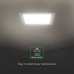 V-TAC 104836 12W CREE LED CCT 3000K - 4000K - 6500K D170 х 170 WHITE LED SQUARE PANEL RECESSED MOUNTING
