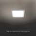 V-TAC 104956 12W CREE LED CCT 3000K - 4000K - 6500K D170 WHITE LED SQUARE PANEL SURFACE MOUNTING 