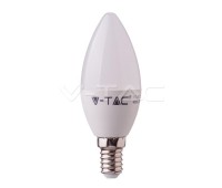 LED крушка V-TAC 113 CANDLE E14 7W SAMSUNG LED 6400K