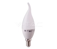 LED крушка V-TAC 119 CANDLE Пламък E14 5,5W SAMSUNG LED 6400K
