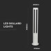 V-TAC 128326 WHITE GARDEN LAMP H80 10W CREE LED 4000K