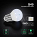 LED крушка V-TAC 218666 SMALL SPHERE P45 CREE LED E27 6,5W =45W 3000K LED крушка V-TAC 218666 SMALL SPHERE P45 CREE LED E27 6,5W =45W 3000K