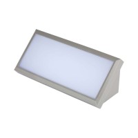 LED фасаден аплик V-TAC 218234 LANDSCAPE LED 12W 4000K IP65 СИВ