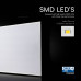 V-TAC 236256 36W CREE LED 6500K 600mm x 600mm 10PC. SET LED PANEL RECESSED MOUNTING