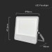 LED фасаден прожектор V-TAC 238256 300W CREE LED 4000K IP65 BLACK SLIMLINE FLOODLIGHT FLICKER FREE LED фасаден прожектор V-TAC 238256 300W CREE LED 4000K IP65 BLACK SLIMLINE FLOODLIGHT FLICKER FREE