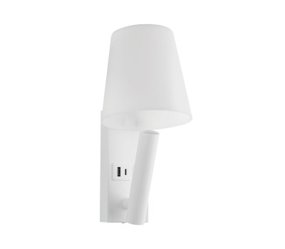 LED аплик V-TAC 240006 2W CREE LED 3000K WHITE WALL USB LAMP LED аплик V-TAC 240006 2W CREE LED 3000K WHITE WALL USB LAMP