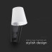 V-TAC 240016 2W CREE LED 3000K BLACK WALL USB LAMP
