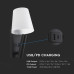 V-TAC 240016 2W CREE LED 3000K BLACK WALL USB LAMP