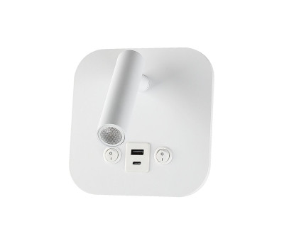 V-TAC 240026 8W CREE LED 3000K WHITE WALL USB LAMP