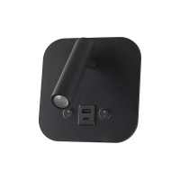 V-TAC 240036 8W CREE LED 3000K BLACK WALL USB LAMP