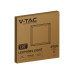 V-TAC 24080 40W CREE LED 4500K 600mm x 600mm LED PANEL RECESSED MOUNTING V-TAC 24080 40W CREE LED 4500K 600mm x 600mm LED PANEL RECESSED MOUNTING