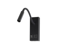 LED аплик V-TAC 241516 3W CREE LED 3000K BLACK WALL USB LAMP LED аплик V-TAC 241516 3W CREE LED 3000K BLACK WALL USB LAMP