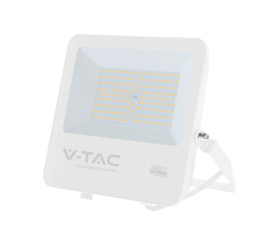 LED фасаден прожектор V-TAC 242116 100W CREE LED 6500K IP65 WHITE SLIMLINE FLOODLIGHT FLICKER FREE