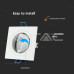 V-TAC 3605 SQUARE WHITE V-TAC 3605 SQUARE WHITE
