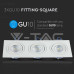 V-TAC 3609 SQUARE WHITE V-TAC 3609 SQUARE WHITE