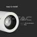 Луна за външен монтаж V-TAC 3627 SURFACE ROUND WHITE Луна за външен монтаж V-TAC 3627 SURFACE ROUND WHITE