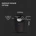 Луна за външен монтаж V-TAC 3628 SURFACE ROUND BLACK Луна за външен монтаж V-TAC 3628 SURFACE ROUND BLACK