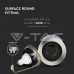 Луна за външен монтаж V-TAC 3629 SURFACE ROUND SATIN NICKEL Луна за външен монтаж V-TAC 3629 SURFACE ROUND SATIN NICKEL
