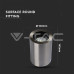 Луна за външен монтаж V-TAC 3629 SURFACE ROUND SATIN NICKEL Луна за външен монтаж V-TAC 3629 SURFACE ROUND SATIN NICKEL