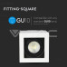 Луна за външен монтаж V-TAC 3630 SURFACE SQUARE WHITE Луна за външен монтаж V-TAC 3630 SURFACE SQUARE WHITE