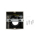 Луна за външен монтаж V-TAC 3632 SURFACE SQUARE SATIN NICKEL Луна за външен монтаж V-TAC 3632 SURFACE SQUARE SATIN NICKEL