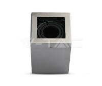 Луна за външен монтаж V-TAC 3632 SURFACE SQUARE SATIN NICKEL Луна за външен монтаж V-TAC 3632 SURFACE SQUARE SATIN NICKEL