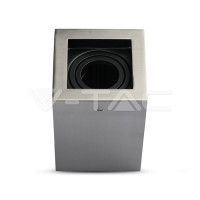Луна за външен монтаж V-TAC 3632 SURFACE SQUARE SATIN NICKEL Луна за външен монтаж V-TAC 3632 SURFACE SQUARE SATIN NICKEL