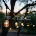 Градински кабел с фасунги V-TAC 3673 BLACK STRING LIGHT 15 x E27 IP54 Градински кабел с фасунги V-TAC 3673 BLACK STRING LIGHT 15 x E27 IP54