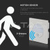 V-TAC 5570 STEP LIGHT SQUARE WITH SENSOR 3W 4000K