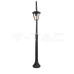 Градински стълб V-TAC 7060 GARDEN LAMP BLACK IP44 Градински стълб V-TAC 7060 GARDEN LAMP BLACK IP44